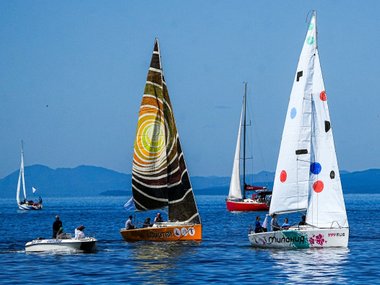 Парад парусов на ВЭФ-2024 Парад парусов на ВЭФ-2024