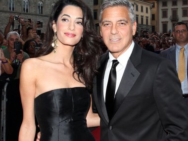 Slide image for gallery: 4309 | Джордж Клуни вместе со своей прекрасной невестой