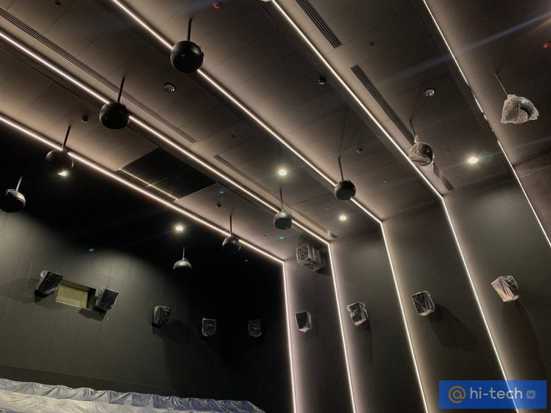 Расположение звуковых систем в кинозалах