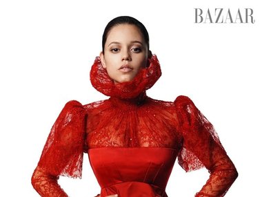 Дженна ортега на обложке Harper's Bazaar