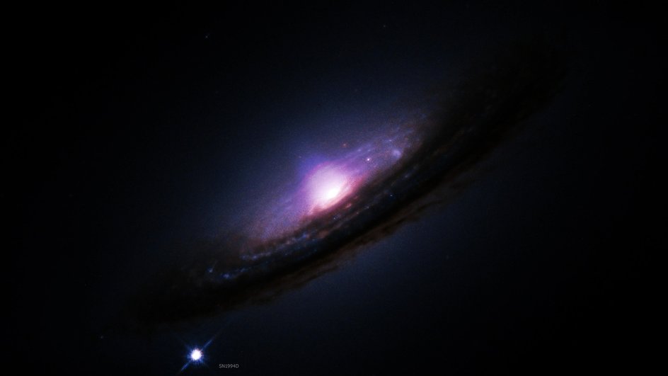 Сверхновая SN 1994D в галактике NGC 4526 Сверхновая SN 1994D в галактике NGC 4526