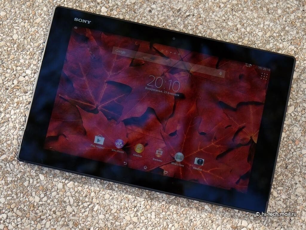 Обзор Sony Xperia Z2 Tablet: ультратонкий защищенный планшет - Hi-Tech  Mail.ru