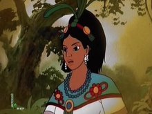Кадр из Покахонтас принцесса индейцев