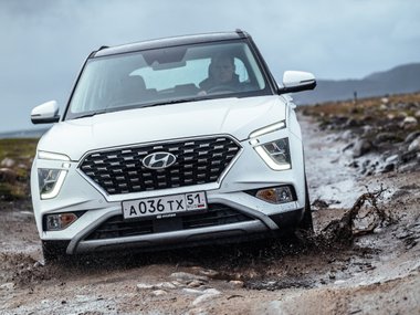 slide image for gallery: 28559 | Hyundai Creta на бездорожье