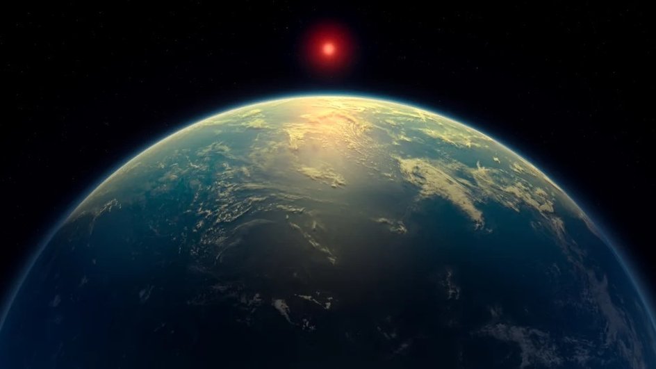 Так выглядит планета K2−18b в воображении художников Так выглядит планета K2−18b в воображении художников