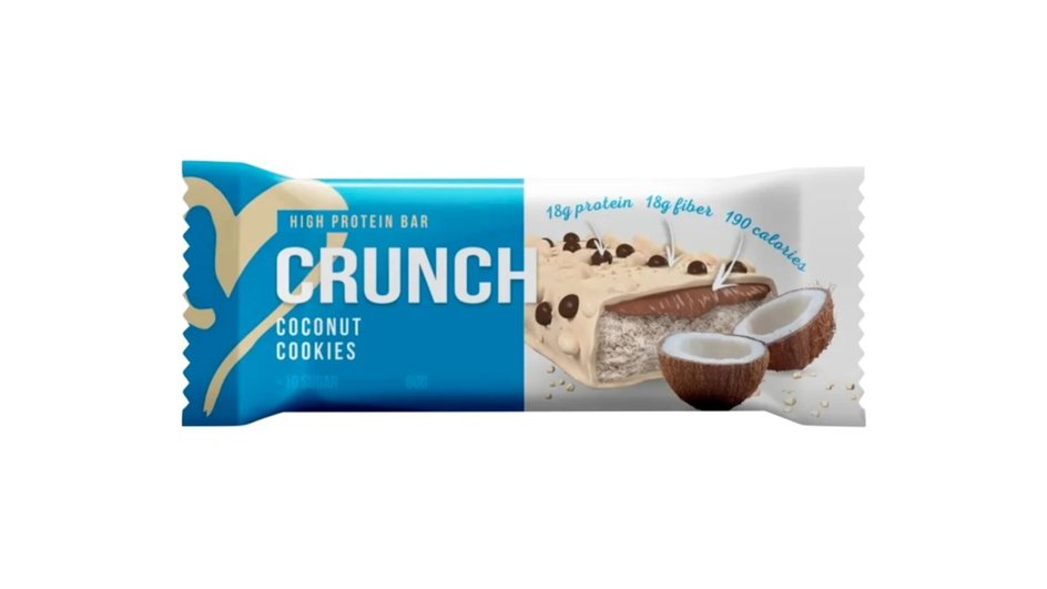 Протеиновый батончик фирмы BootyBar серии Crunch вкус Кокосовое печенье Протеиновый батончик фирмы BootyBar серии Crunch вкус Кокосовое печенье