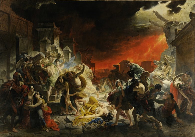 «Последний день Помпеи». Карл Брюллов. Фото: wikimedia / общественное достояние
