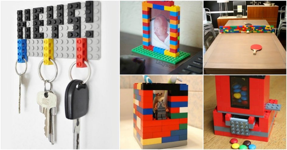 Из кубиков Лего можно создать самые разнообразные поделки