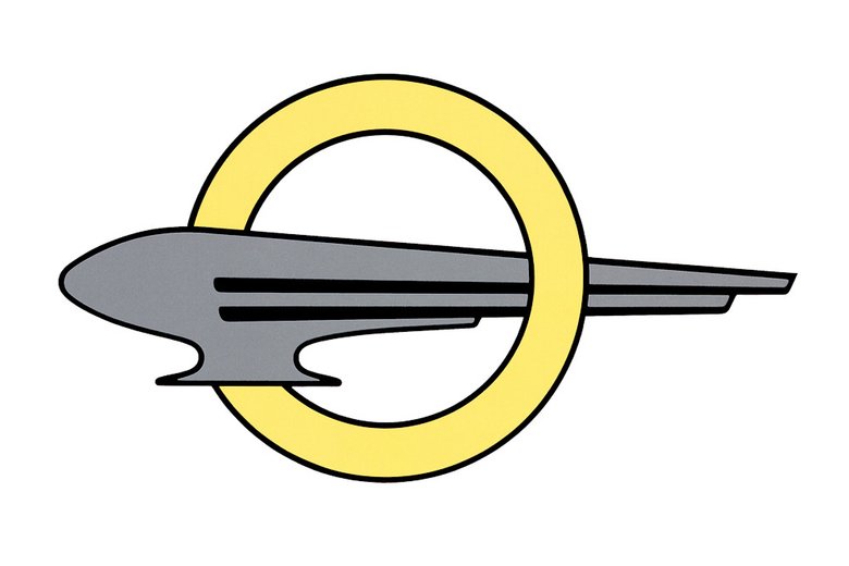 Эмблема первого Kadett, как и всех довоенных Opel, совсем не похожа на привычную нам молнию. С 1937-го по 1947-й фирменным значком бренда являлся этот дирижабль, символизировавший мощь немецкой инженерной мысли