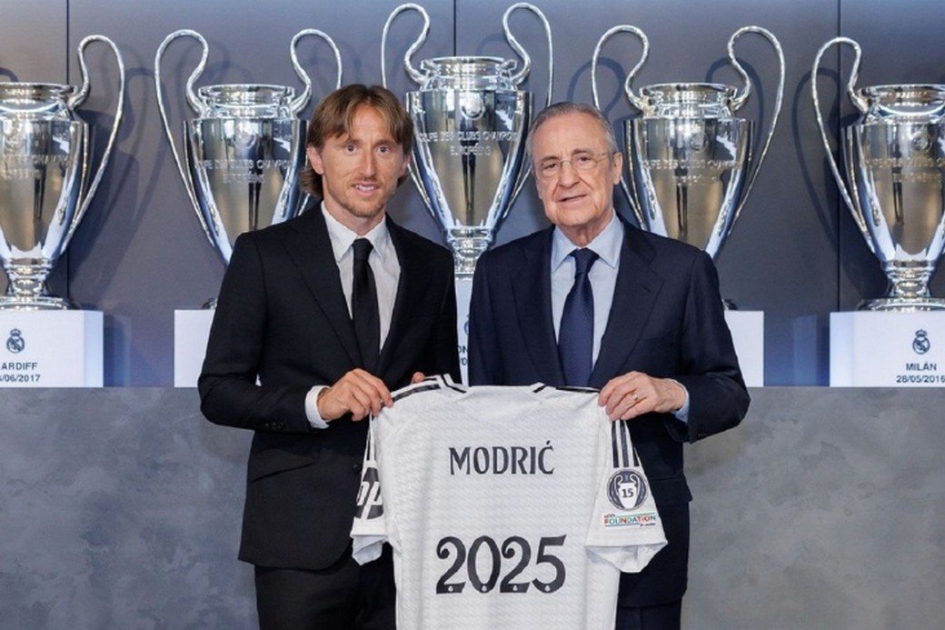 Мадридский «Реал» продлил контракт с Лукой Модричем