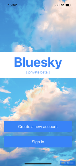 Bluesky доступна по приглашению