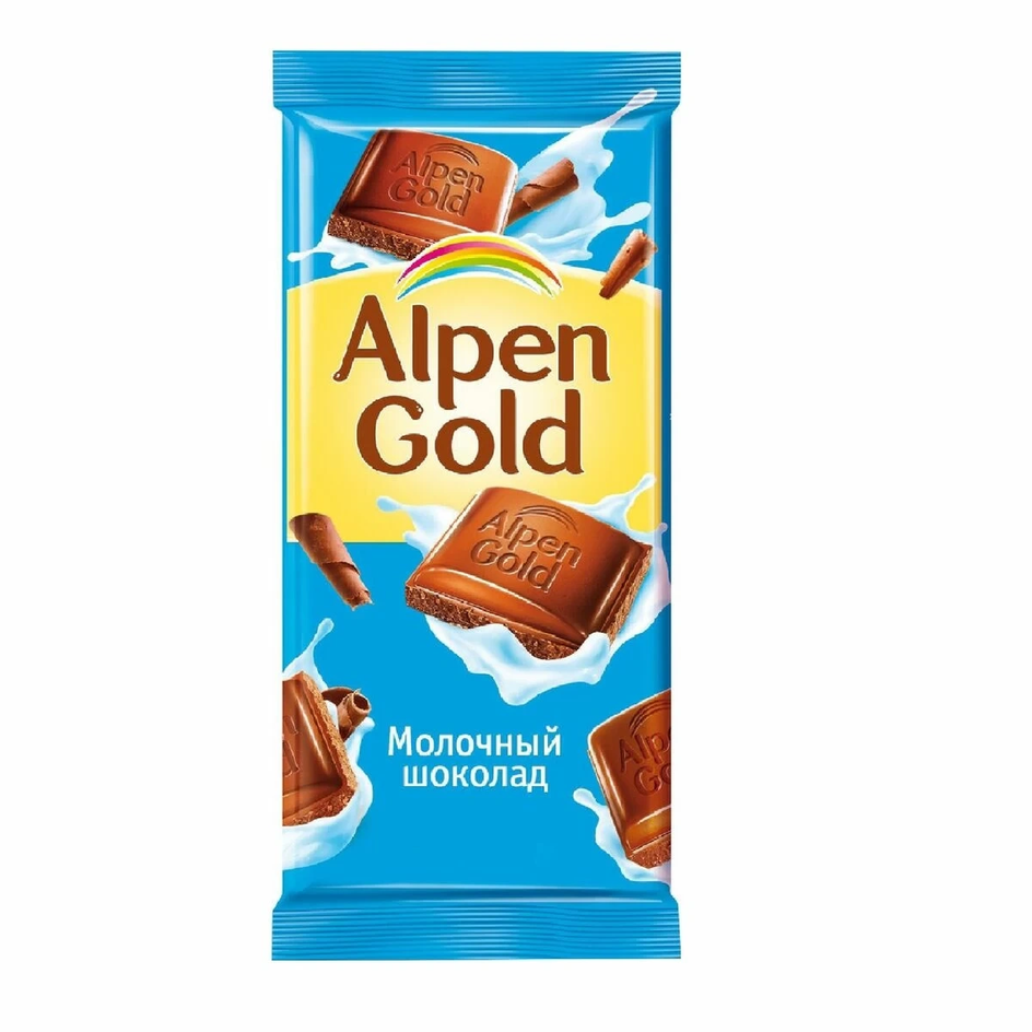 Молочный шоколад Alpen Gold Молочный шоколад Alpen Gold