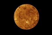 Венера — глобальный вид северного полушария, смоделированный на компьютере.