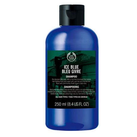 Освежающий шампунь Ice Blue Shampoo, The Body Shop, 380 руб.