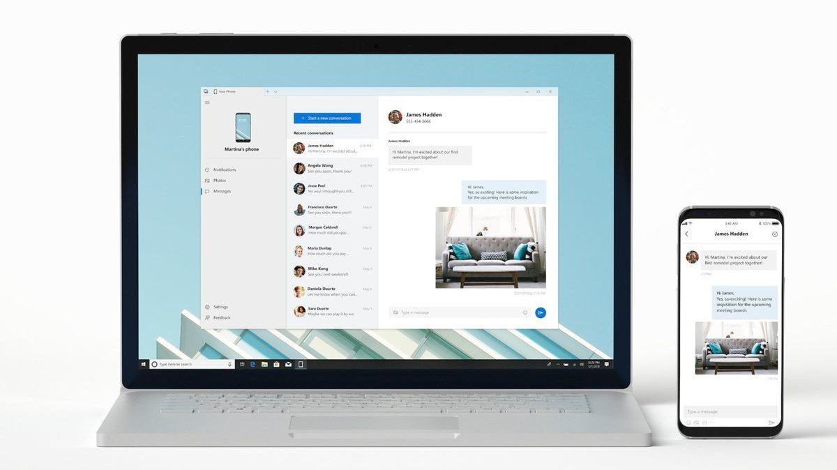 Microsoft Build 2018: приложение Your Phone позволяет обрабатывать  сообщения и фото с любого смартфона прямо на ПК - Hi-Tech Mail.ru