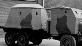 Британский «мобильный дот» - железобетонное укрепление и грузовик