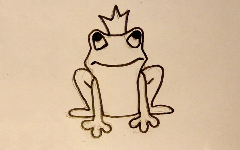 Рисуем Царевну-лягушку