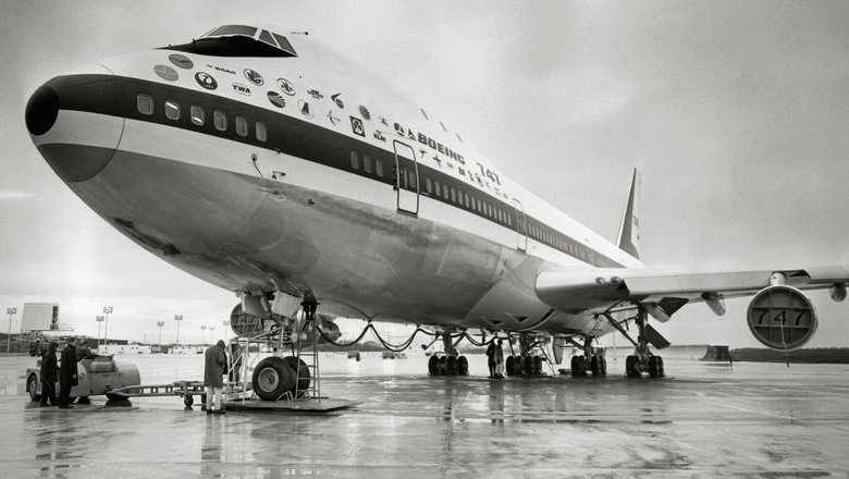 Первый полет Boeing 747 совершил 9 февраля 1969 года