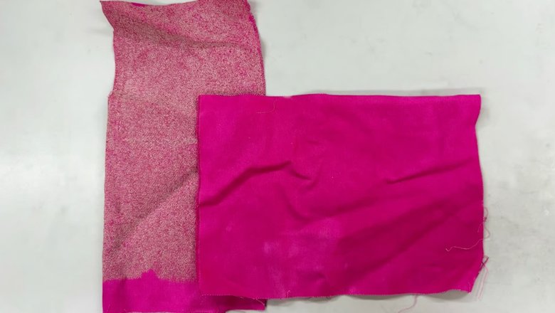 Хлопковая ткань с покрытием (слева) и без него (справа). Фото: Cherry Cai, RMIT University