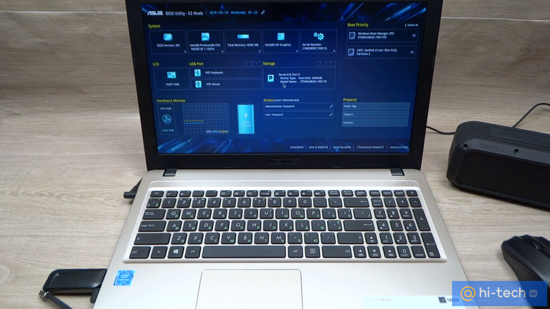Большинство ноутбуков используют клавишу F2 для входа в BIOS. YouTube / @Artem Browser