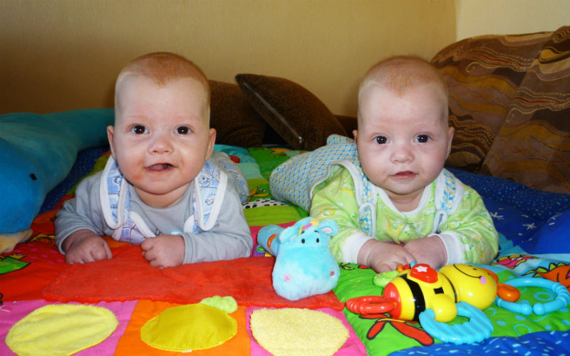 Хлопот с близнецами вдвое больше, зато и радость двойная!
