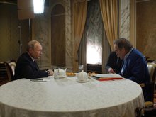 Владимир Путин и Оливер Стоун