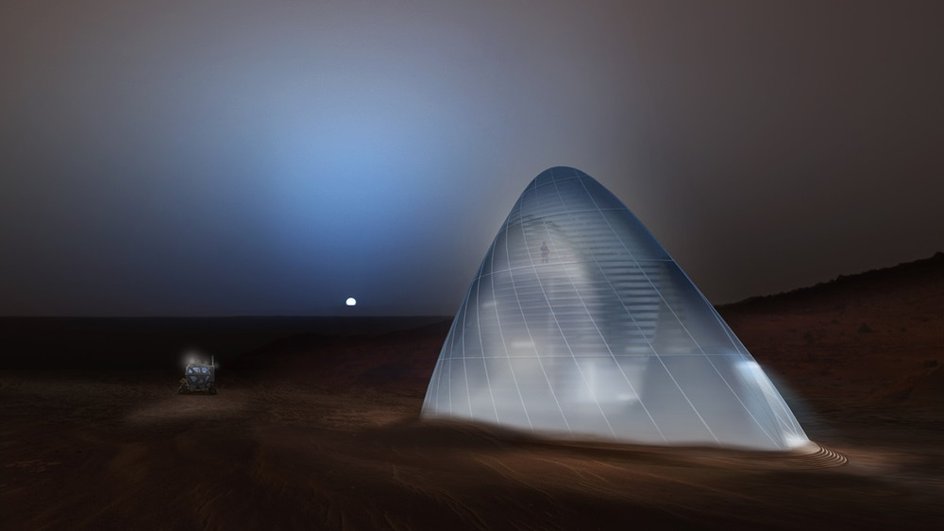Дизайн марсианского дома. Фото: NASA