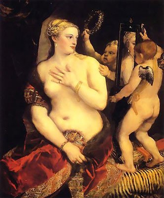 Тициан Венера перед зеркалом 1555