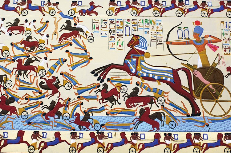 Яхмос I побеждает гиксосов. Фото: Wikimedia / Общественное достояние