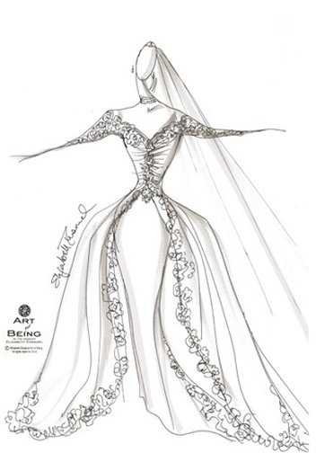 Свадебное платье Elizabeth Emanuel