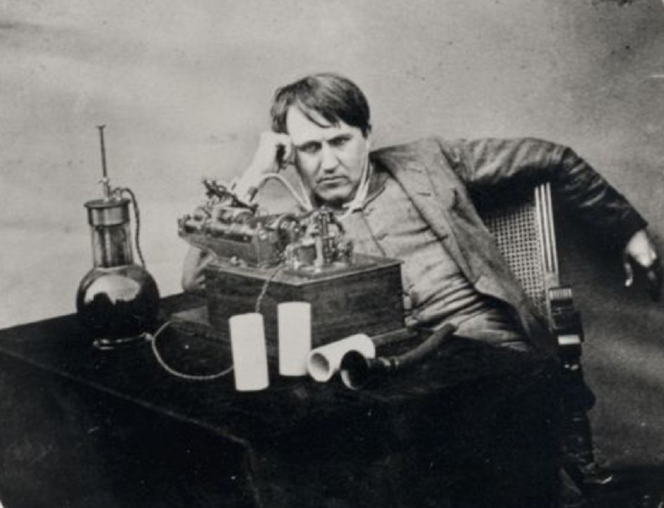Эдисон и его изобретение.