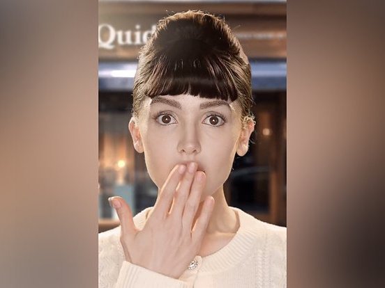 Дина Саева в образе Одри Хепберн / фото: соцсети