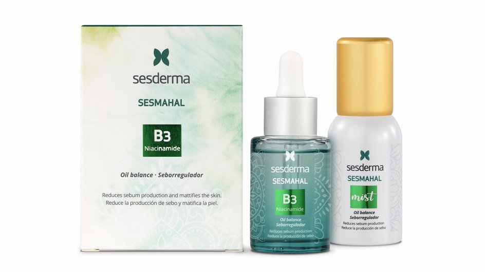 Набор себорегулирующий SESMAHAL B3 (сыворотка и спрей-мист), Sesderma Набор себорегулирующий SESMAHAL B3 (сыворотка и спрей-мист), Sesderma