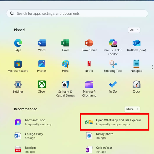 скриншот приложений в Windows 11 скриншот приложений в Windows 11