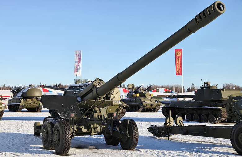 152-мм пушка 2А36 в парке «Патриот» / Wikimedia, Vitaly V. Kuzmin, CC BY-SA 4.0