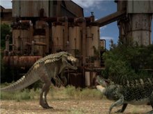 Кадр из Динокрок против динозавра