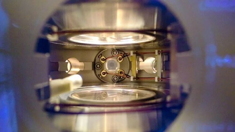 Вакуумная камера, в которой генерируется суперхолодный газ. Фото: Nature