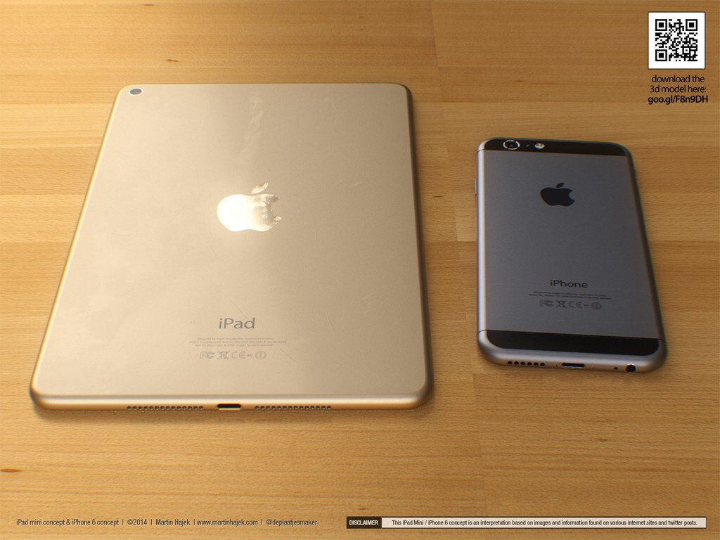 Новый дизайн iPad mini и iPhone 6 (фото) - Hi-Tech Mail.ru