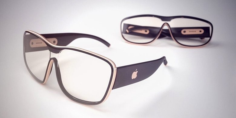 Это не реальный дизайн Apple Glass, а концепт — предположение, как могли бы выглядеть очки.