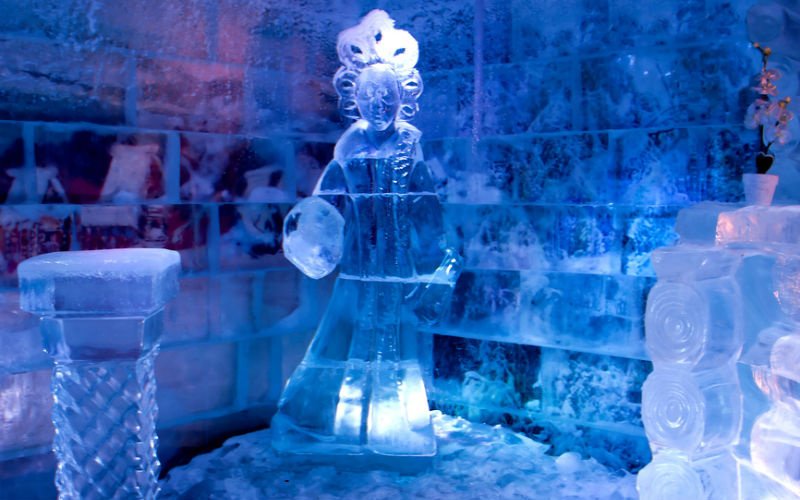 Ледяная комната в Тереме Снегурочки, ледяная сказка