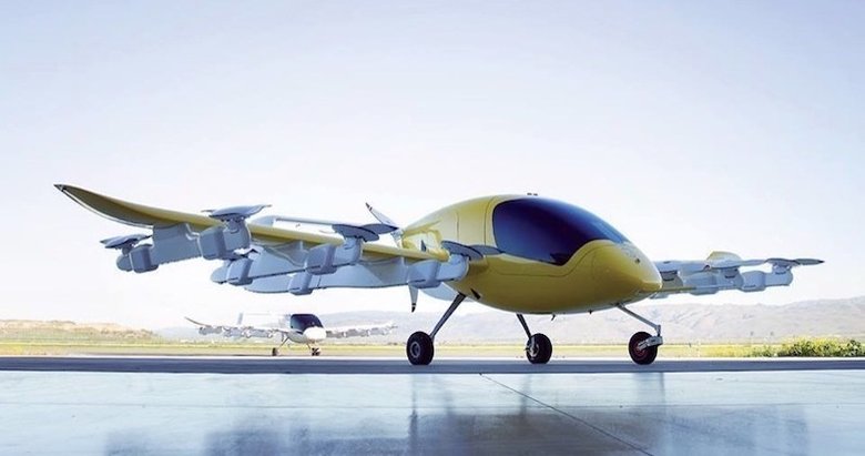 Летающее такси компании Kitty Hawk, над этим проектом работает сооснователь Google Ларри Пейдж