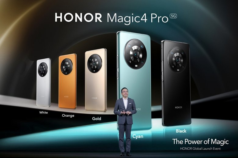 На глобальном рынке смартфоны серии Honor Magic4 будут представлены в четырех цветах: черный, белый, зеленый и золотой, другие цвета будут также доступны позже