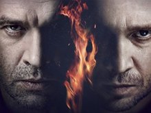 C Евгением Мироновым на постере сериала «Пепел»