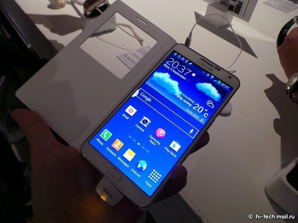 Samsung на IFA 2013: смартфон GALAXY Note 3 и часы GALAXY Gear - Hi-Tech  Mail.ru