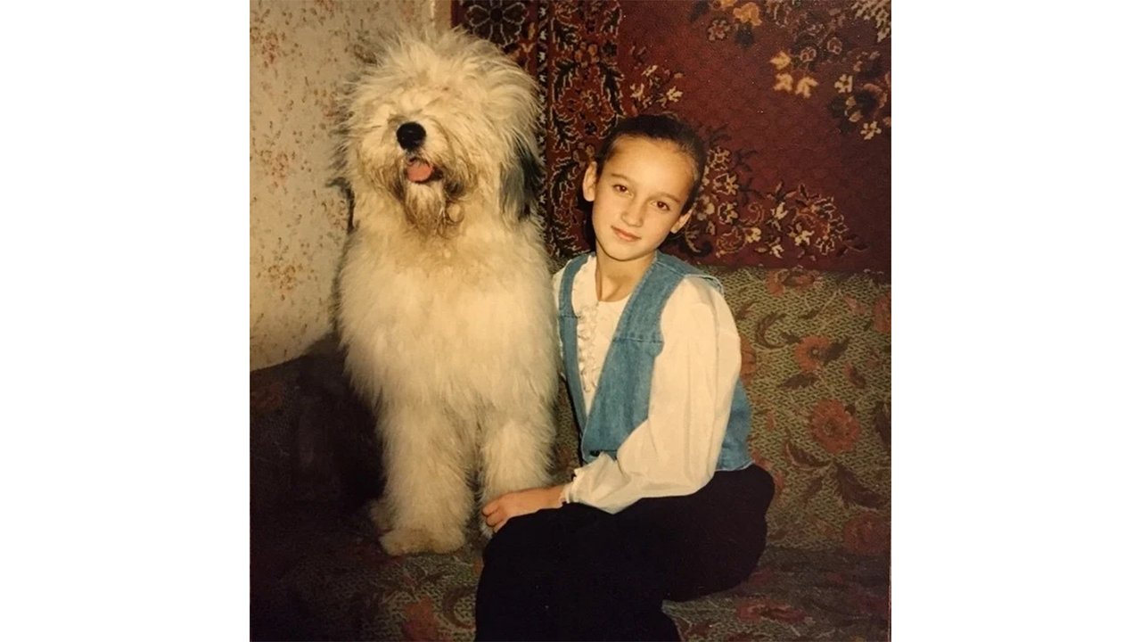 Ольга Бузова и ее первая собака