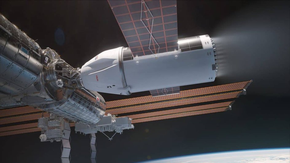 Концепт разрабатываемого в SpaceX Deorbit Vehicle (корабля для сведения МКС с орбиты и последующего затопления) Концепт разрабатываемого в SpaceX Deorbit Vehicle (корабля для сведения МКС с орбиты и последующего затопления)