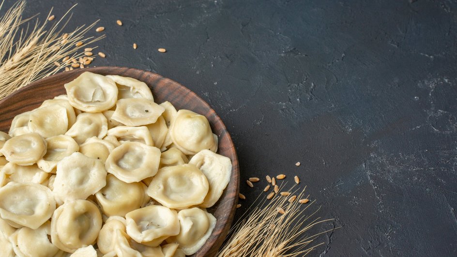 Пельмени с картофелем и овощами Пельмени с картофелем и овощами
