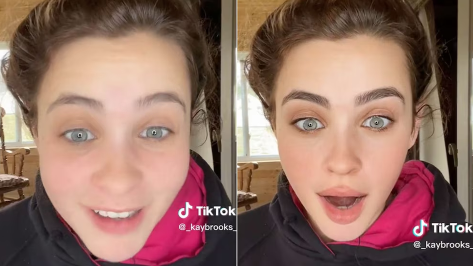 Пример фильтра внешности в TikTok