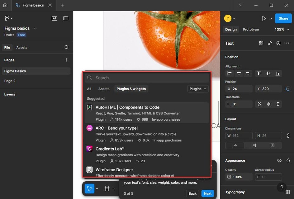 Интерфейс раздела с плагинами и виджетами Интерфейс раздела с плагинами и виджетами