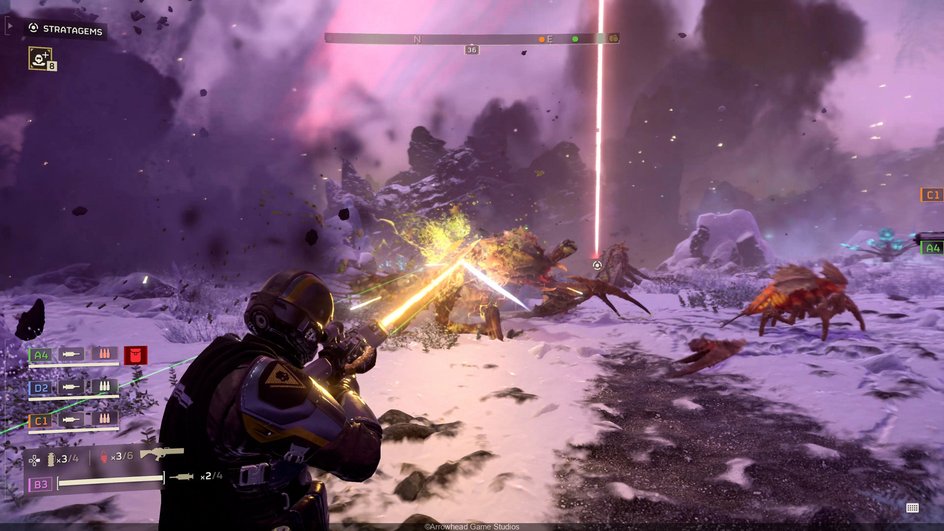 Скриншот геймплея Helldivers II Скриншот геймплея Helldivers II